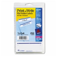 Avery® LABEL,FILE,FLDR,252PK,DBE 05200