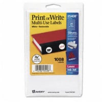 Avery® LABEL,.75 RND,1008/PK,WHT 05408