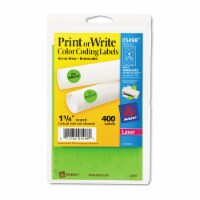 Avery® LABEL,1.25RND,400/PK,NEGN 05498