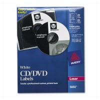 Avery® Laser Cd Labels, Matte White, 40/pack 05692