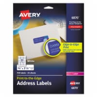 Avery® LABEL,LR CLR PRT 30UP,WHT 06870