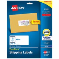 Avery TrueBlock Inkjet Shipping Labels Sure 469833