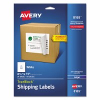 Avery® LABEL,INKJET,8.5X11,1/SH 08165