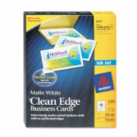 Avery® CARD,IJ BUS 1000BX,WHT 08870