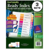 Avery® INDEX,RI10TAB,TOCRCY3,AST 11082