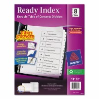 Avery® INDEX,BNDR,LTR,8/ST,WH 11132