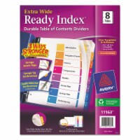 Avery® INDEX,DVDR,EW,LTR,8CLR/ST 11163