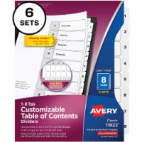 Avery&reg; Ready Index Tab Divider 11822