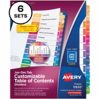 Avery&reg; Ready Index Index Divider 11830