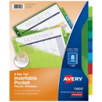 Avery Big Tab Insertable Pocket Plastic Dividers