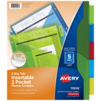 Avery® Big Tab™ Insertable 2-Pocket Plastic Divider Set Perspective: Main