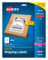 Avery Internet Shipping Labels 20 Pack - White Perspective: Main