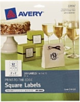 Avery Print-to-the-Edge Squares Labels - 120 Pack - White Perspective: Main