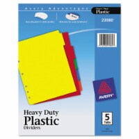 Avery® INDEX,DIVIDER,LTR,5 TAB 23080
