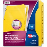 Avery® DIVIDER,A-Z,26 TAB,YL 23081