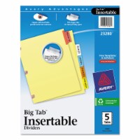 Avery® INDEX,BNDR,LTR,5CLRD/ST 23280