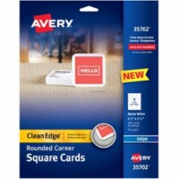 Avery  Inkjet Printable Multipurpose Card&#44; White - Pack of 180