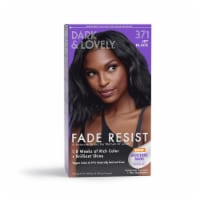 Dark and Lovely Fade Resist Permanent Hair Color 371 Jet Black Perspective: Main