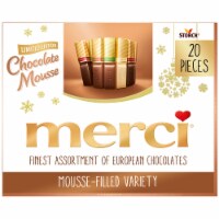 Merci Finest Christmas Chocolate Mousse Candy Gift Box Perspective: Main