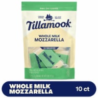 Tillamook® Whole Milk Mozzarella Snack Portions Perspective: Main