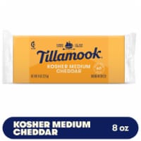 Tillamook® Kosher Medium Cheddar Block Cheese Perspective: Main