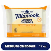 Tillamook Farmstyle Thick Cut Medium Cheddar Cheese Slices
