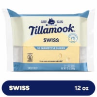 Tillamook Farmstyle Thick Cut Swiss Cheese Slices
