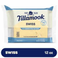 Tillamook® Swiss Sliced Cheese Farmstyle Perspective: Main
