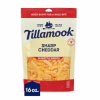 Tillamook® Sharp Cheddar Shredded Cheese Farmstyle Perspective: Main