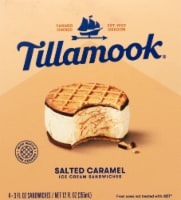 Tillamook Salted Caramel Waffle Cone Gelato Sandwiches Perspective: Main