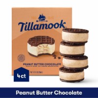 Tillamook Peanut Butter Chocolate Ice Cream Sandwiches