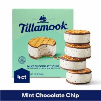 Tillamook Mint Chocolate Chip Ice Cream Sandwiches