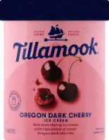 Tillamook® Oregon Dark Cherry Ice Cream Perspective: Main