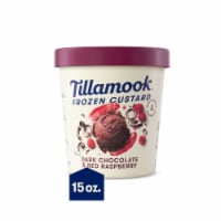 Tillamook Dark Chocolate & Red Raspberry Frozen Custard Dessert
