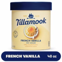 Tillamook French Vanilla Ice Cream Tub Perspective: Main