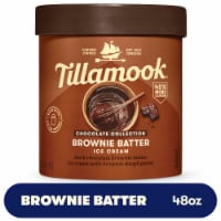 Tillamook Chocolate Collection Brownie Batter Ice Cream Tub Perspective: Main