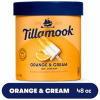 Tillamook Orange & Cream Ice Cream Tub Perspective: Main