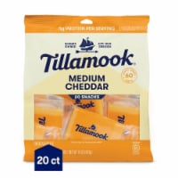 Tillamook Medium Cheddar Cheese Snack Portions Naturally Aged