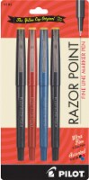 Pilot Razor Point 0.3mm Ultra-Fine Line Marker Pens - 4 Pack - Multi-Color Perspective: Main