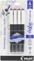 Pilot FriXion Fineliner Fine Pt. Erasable Marker Pens 4/Pkg-Black