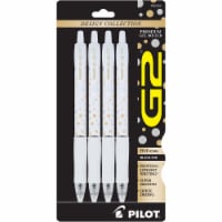 Pilot® G2® Premium Gel Roller Fine Point Black Ink Pens - White Perspective: Main