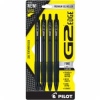 Pilot G2 Edge Premium Gel Roller Retractable Fine Point Pens - Black Perspective: Main