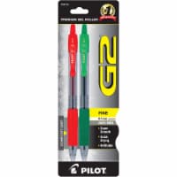 Pilot® G2® Premium Gel Roller Pens - Green / Red Perspective: Main