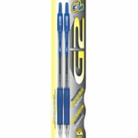 Pilot G2 Retractable Gel Ink Pen, Extra Fine, Blue 31015, 2 Ct