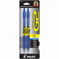Pilot® G2® Comfort Grip Premium Fine Point Gel Roller Pens - Blue