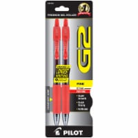 Pilot® G2® Comfort Grip Premium Fine Point Gel Roller Pens - Red