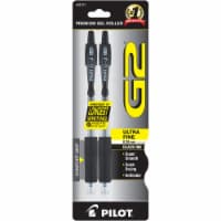 Pilot® G2® Premium Gel Roller Fine Point Black Ink Pens - Black Perspective: Main