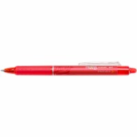 Pilot FriXion Fine Point Clicker Erasable Pen Open Stock-Red