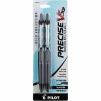 Pilot Precise V5 Retractable Rolling Ball Pen, Extra Fine, Black 41972, 2 Ct Perspective: Main