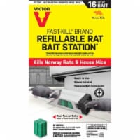 Victor Fast-Kill Refillable Rat Bait Station (6-Refill) M930